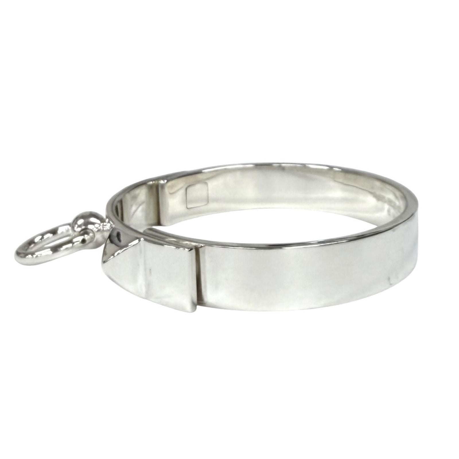 Hermes Collier de Chien Bracelet ST Bangle Silver — view 2