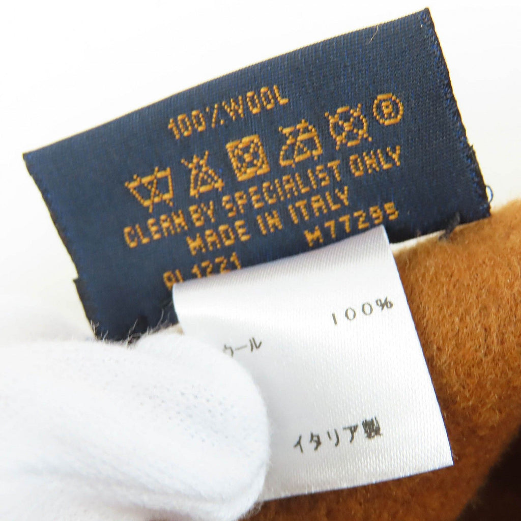 Louis Vuitton Carry on Wool Monogram Pattern Reversible Bucket Hat Brown — view 9