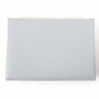 Hermes Calvi Duo Veau Epsom Gris Perle Silver Series Coin Case — view 2