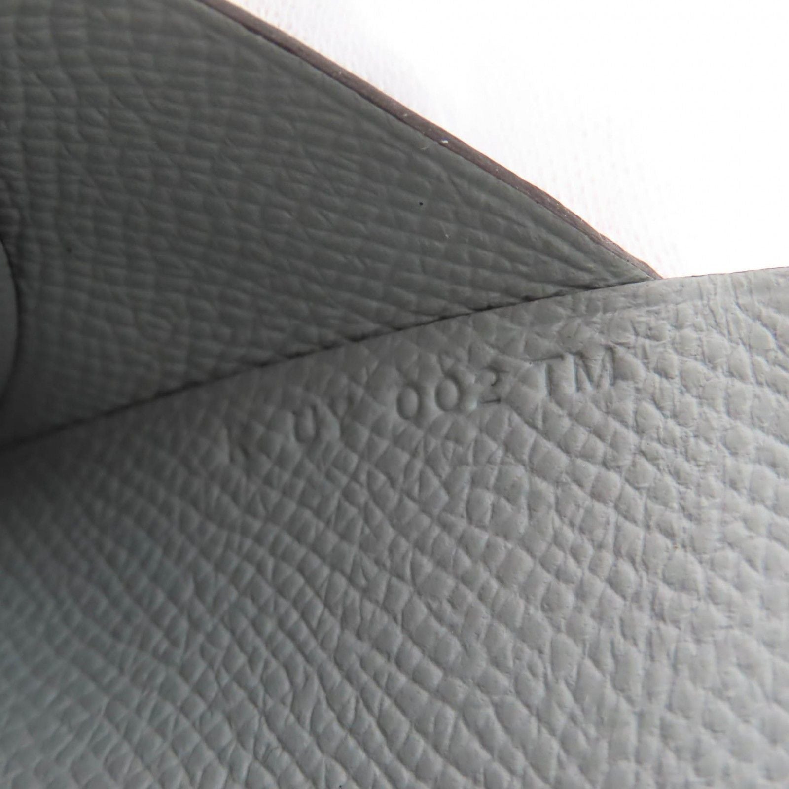 Hermes Calvi Duo Veau Epsom Gris Perle Silver Series Coin Case — view 9