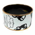 Hermes Brides de Gala Tattoo Pink Gold Bangle White Black XL Bracelet