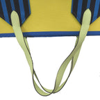 Hermes Pursangle Tote Silver Toile Military Canvas Taurillon Lime Veil — view 4