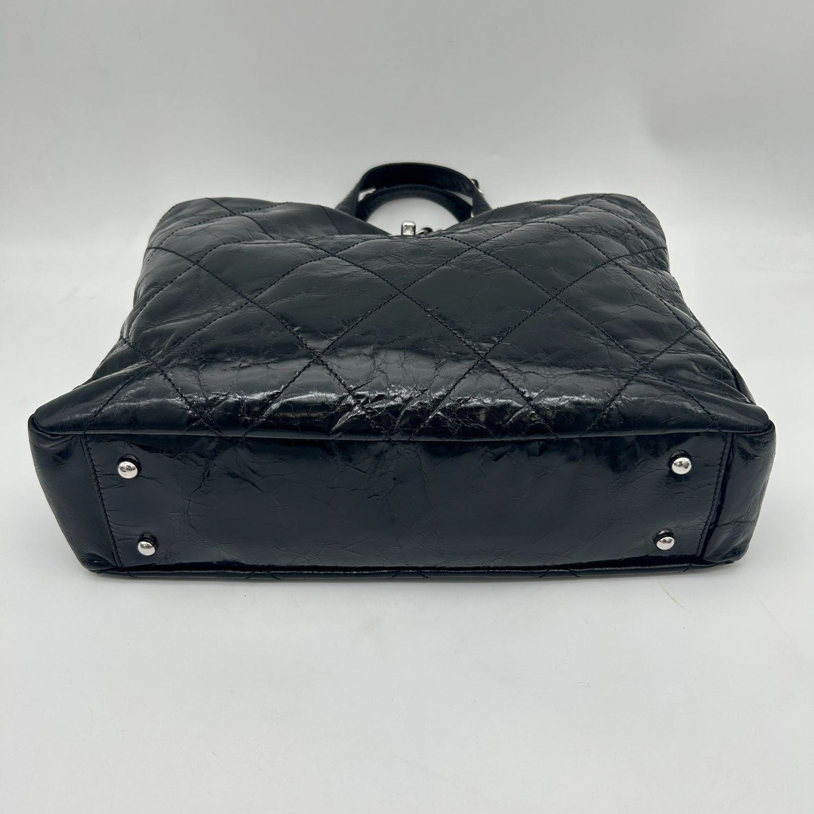 Chanel Handbag Quilted CC Logo Portobello 2-Way Chain Tote — view 7