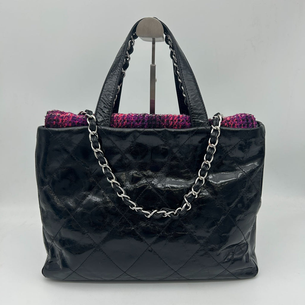 Chanel Handbag Quilted CC Logo Portobello 2-Way Chain Tote — view 3