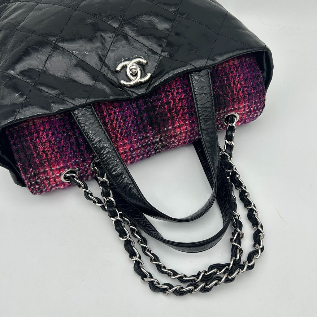 Chanel Handbag Quilted CC Logo Portobello 2-Way Chain Tote — view 6