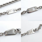 Louis Vuitton Necklace LV Mountain Bear Blue Silver Enamel — view 7