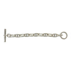 Hermes Chaine D'ancre TGM 11 Pieces 925 Sterling Silver Bracelet Chain Bangle — view 6