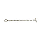 Hermes Vintage Chaine D'ancre PM 18 Links Cursive 925 Sterling Silver Bracelet — view 5