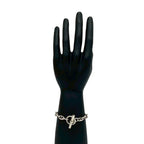 Hermes Vintage Chaine D'ancre PM 18 Links Cursive 925 Sterling Silver Bracelet — view 2