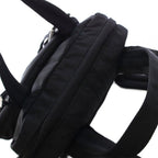 Prada Nylon Backpack Triangular Plate Black — view 6