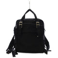 Prada Nylon Backpack Triangular Plate Black