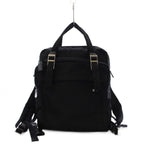 Prada Nylon Backpack Triangular Plate Black