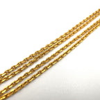 Louis Vuitton LV Flower Lambskin Gold Plated Necklace — view 6