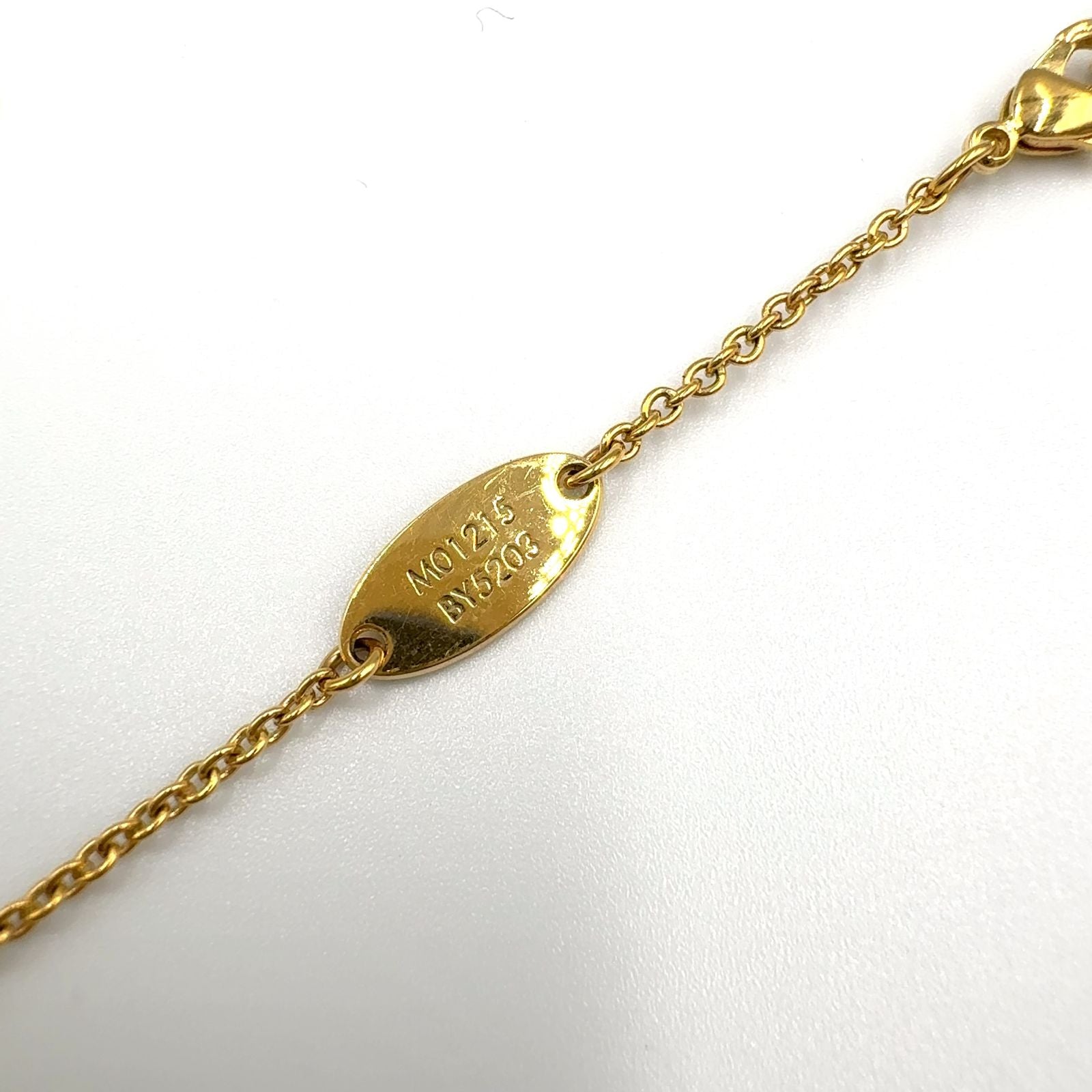 Louis Vuitton LV Iconic Enamel Gold Pink Necklace — view 5
