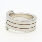 Hermes Ring Italic 51 925 Sterling Silver — view 3