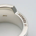Hermes Ring Italic 51 925 Sterling Silver — view 5