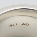 Hermes Ring Italic 51 925 Sterling Silver — view 6
