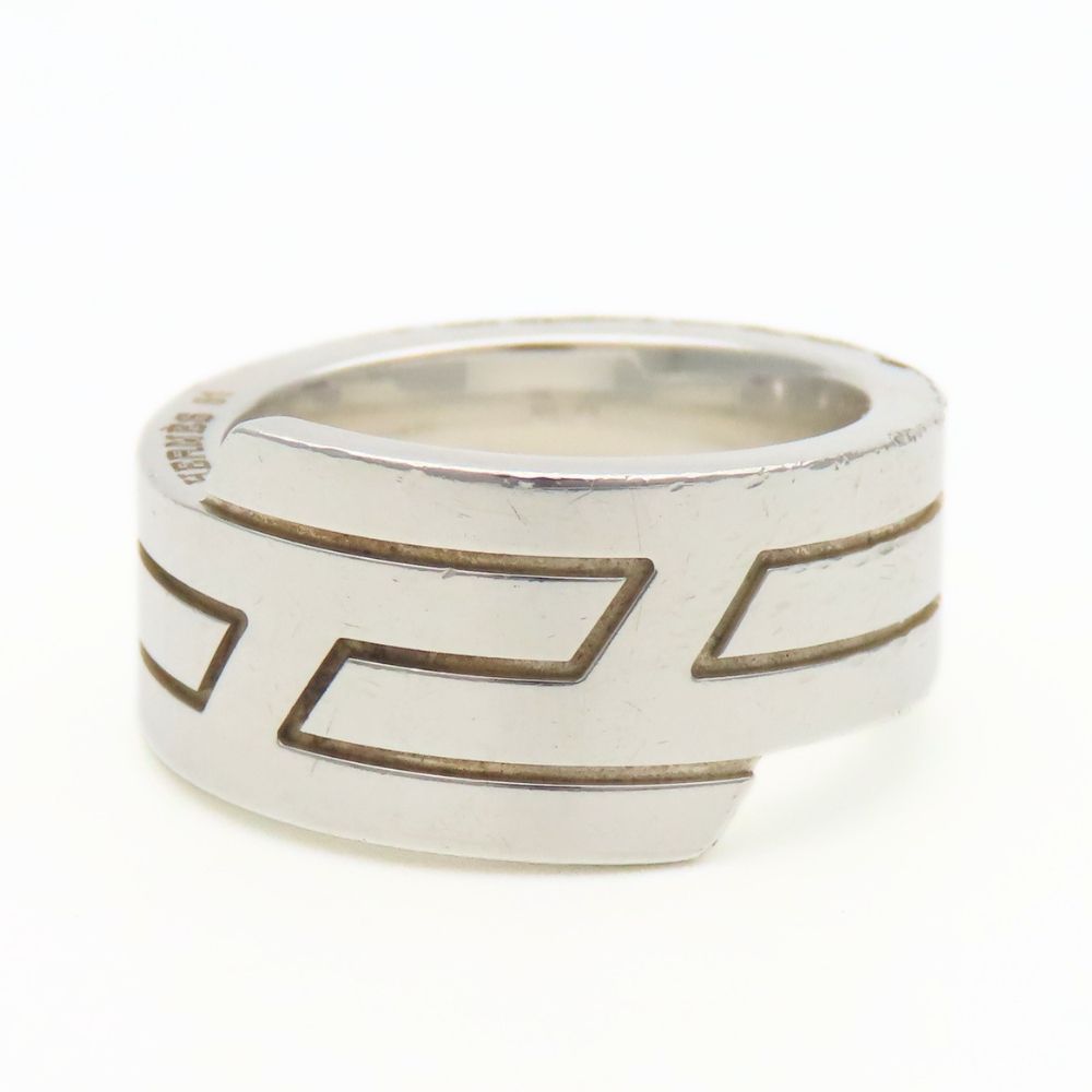 Hermes Ring Italic 51 925 Sterling Silver — view 2