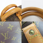 Louis Vuitton Boston Bag Keepall 45 Monogram Leather Brown Travel Business — view 5