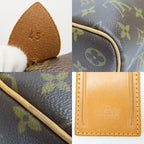 Louis Vuitton Boston Bag Keepall 45 Monogram Leather Brown Travel Business — view 7