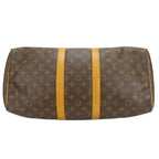 Louis Vuitton Boston Bag Keepall 45 Monogram Leather Brown Travel Business — view 4