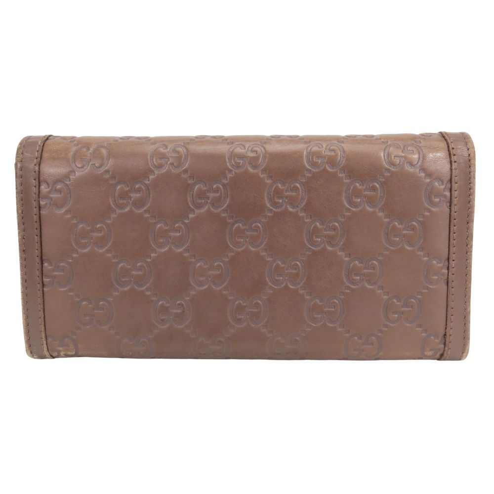 Gucci Wallet Interlocking Shim Marais the Brown Gold Bifold Casual — view 2