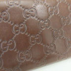 Gucci Wallet Interlocking Shim Marais the Brown Gold Bifold Casual — view 5