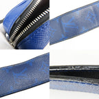 Louis Vuitton Shoulder Bag Outdoor Messenger PM Monogram Taiga Cobalt Crossbody — view 6