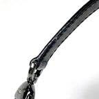 Dior Maris Pearl Handbag 2-Way Enamel Patent Leather Black — view 8
