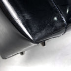 Dior Maris Pearl Handbag 2-Way Enamel Patent Leather Black — view 3