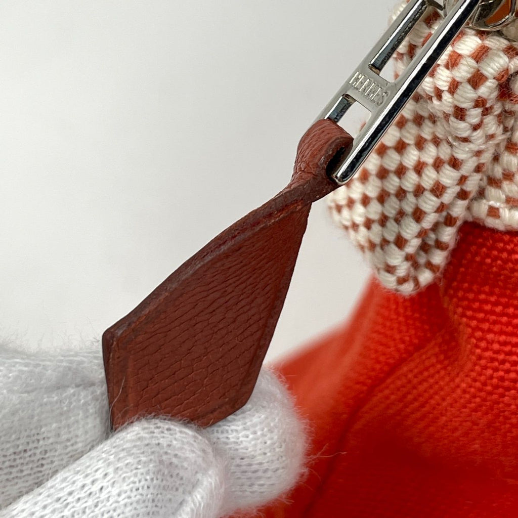 Hermes Bolide Pouch MM Canvas Red — view 4