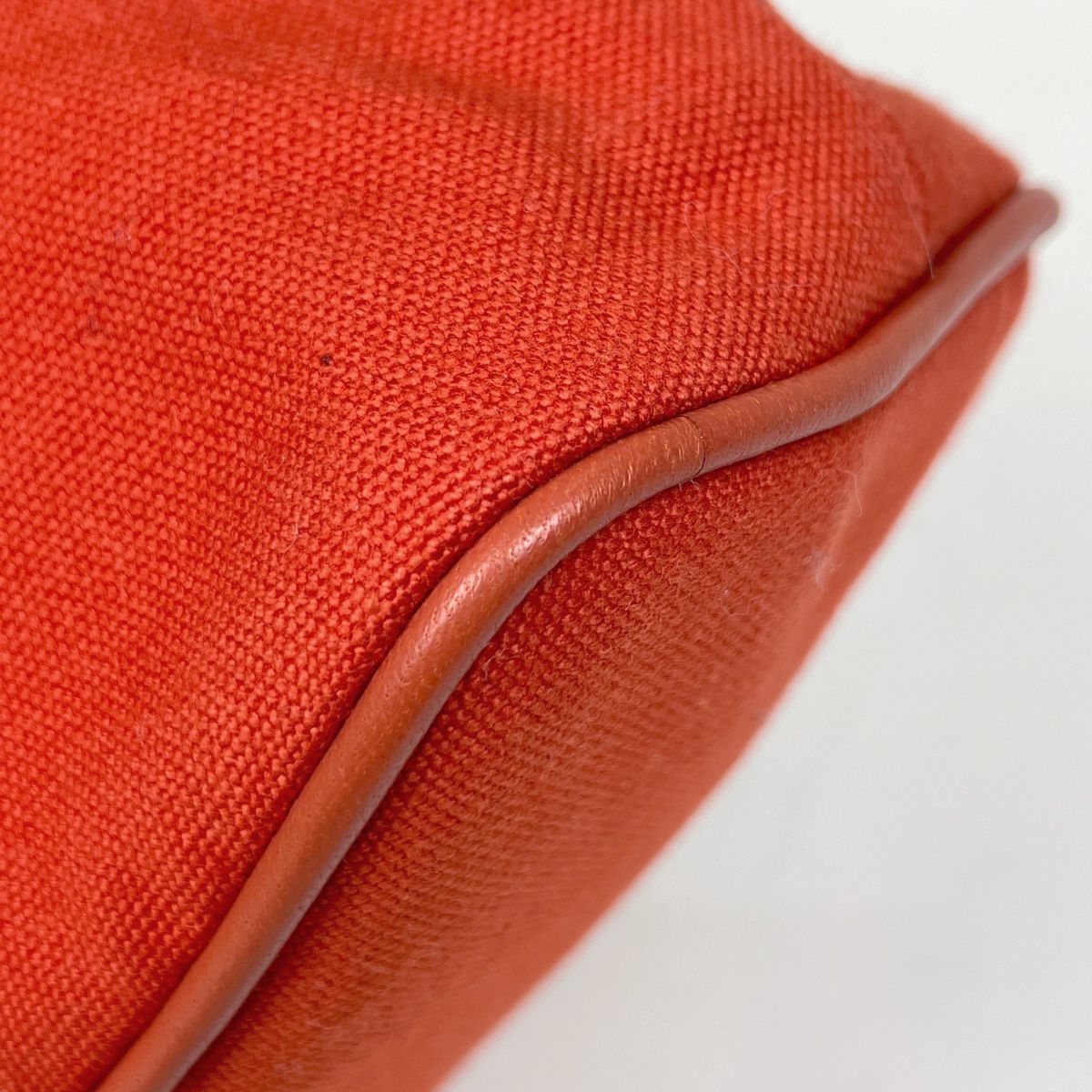 Hermes Bolide Pouch MM Canvas Red — view 3