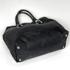 Prada Logo Handbag 2-Way Nylon Nero — view 2