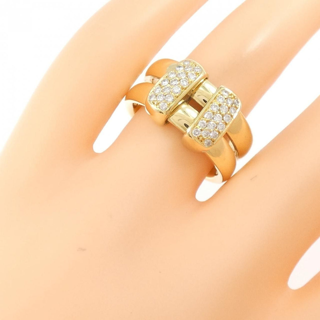 Hermes Diamond Ring Gold — view 6