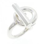 Hermes Croisette Ring Silver