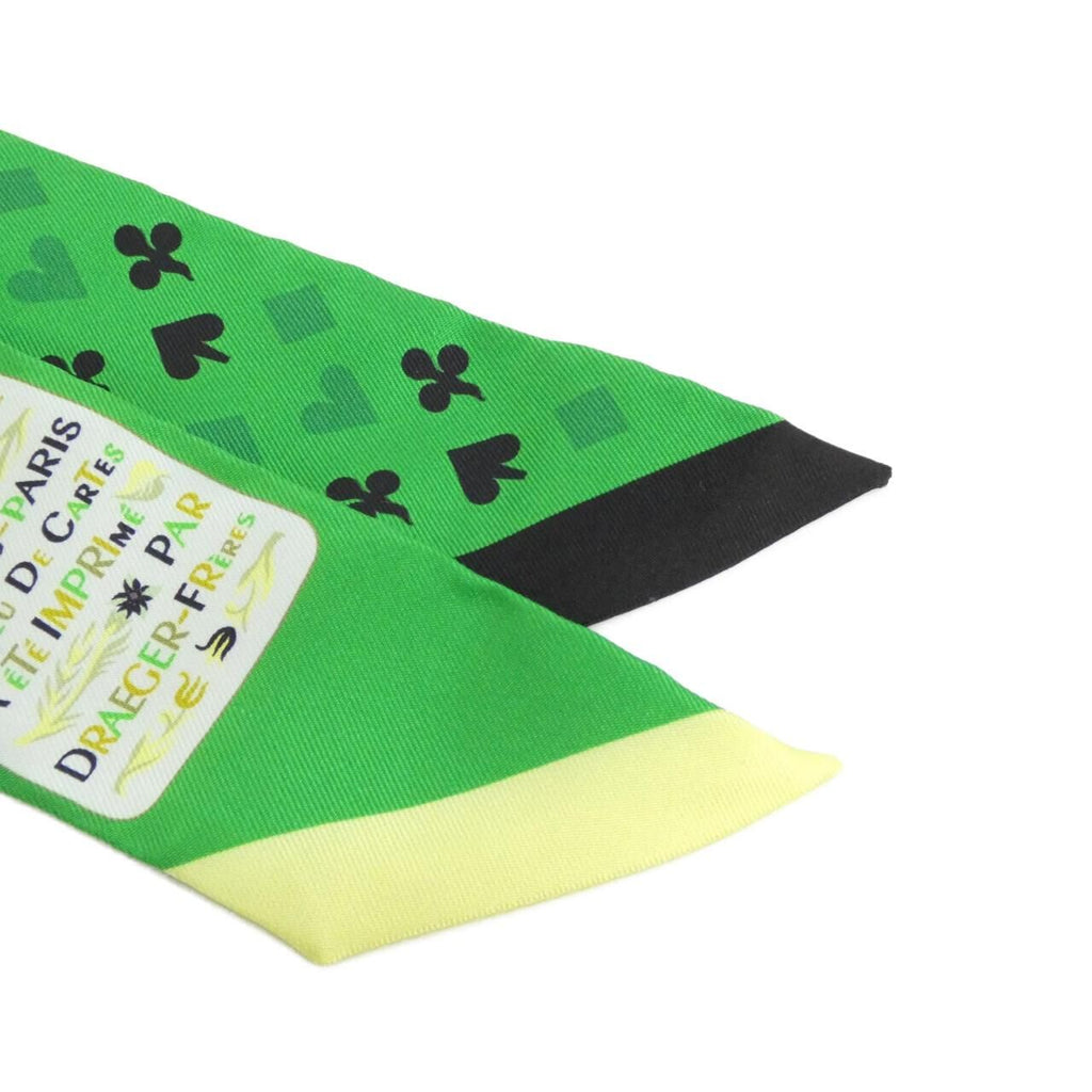 Hermes Jeu de Cartes Twilly Scarf — view 2
