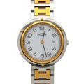 Hermes Clipper Quartz Watch White