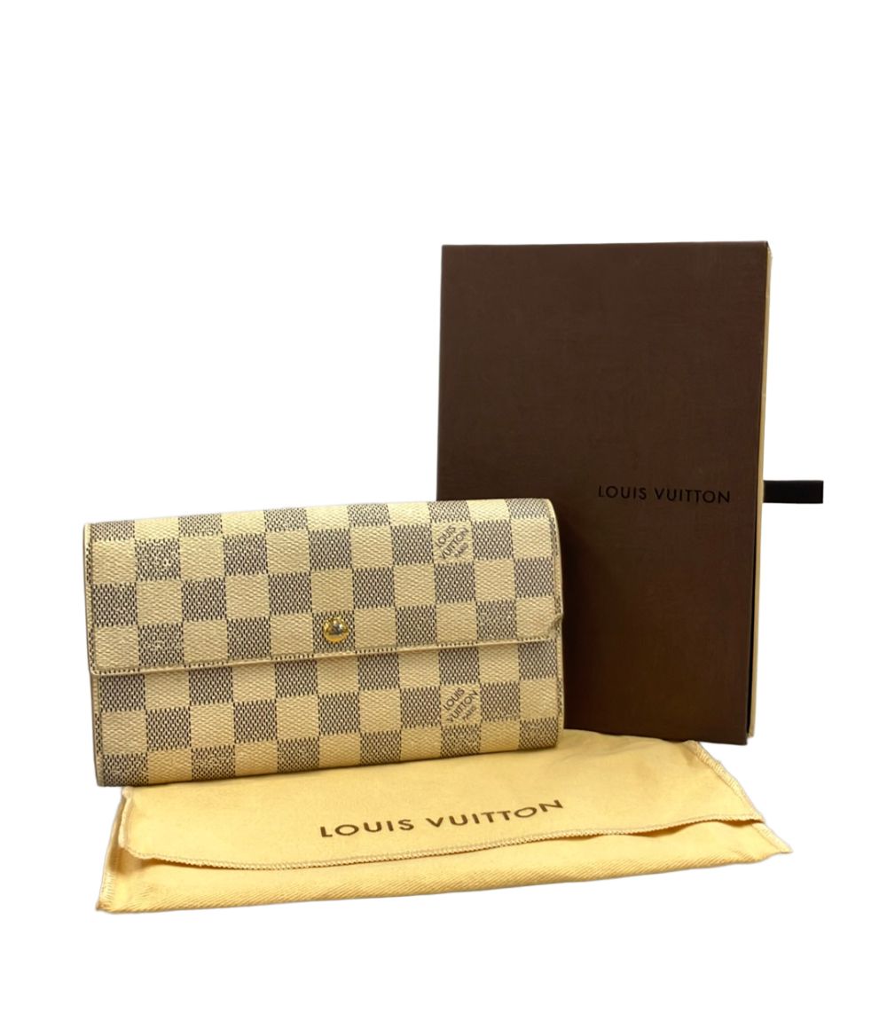 Louis Vuitton Wallet Portefeuille Sarah Damier Azur — view 9