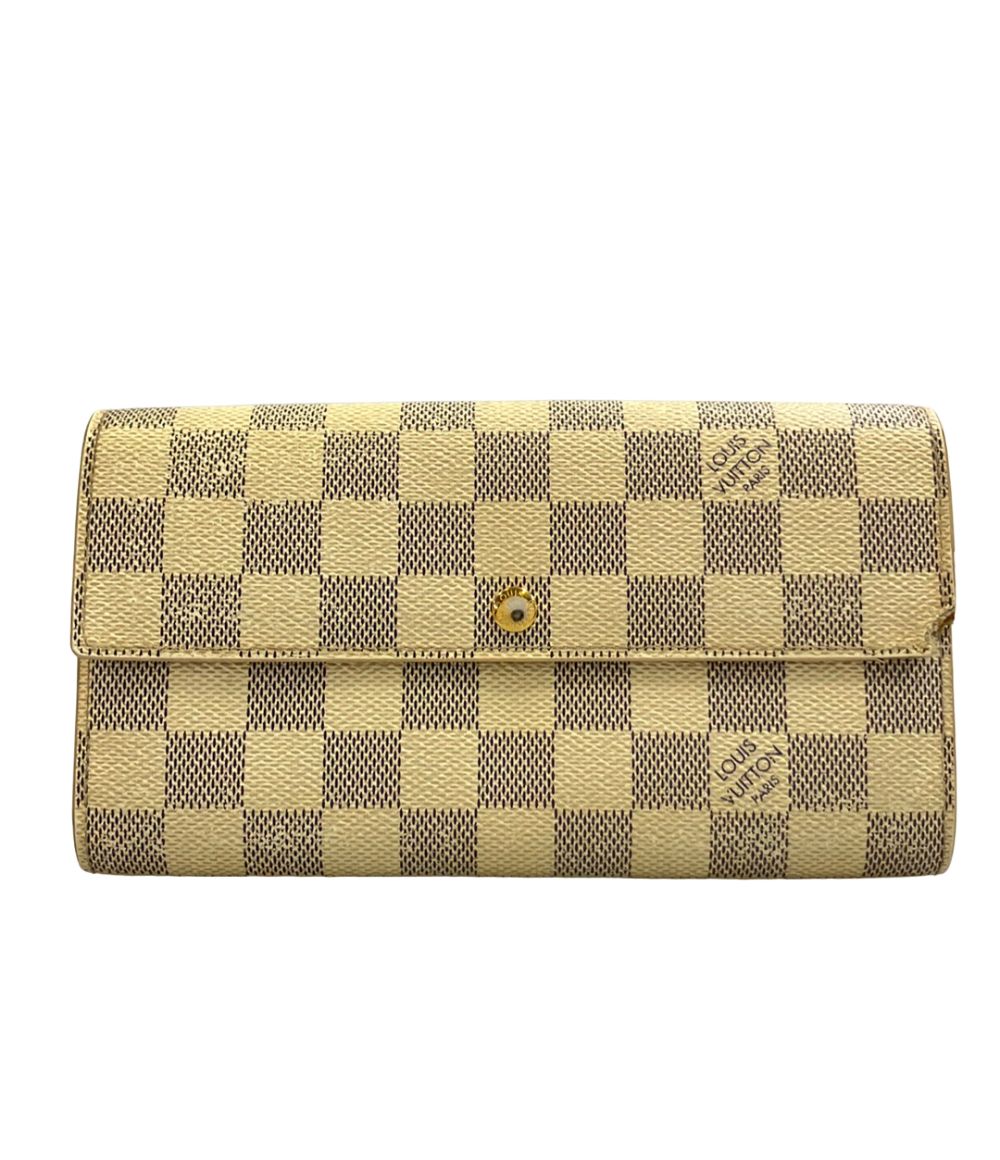 Louis Vuitton Wallet Portefeuille Sarah Damier Azur
