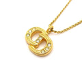 Dior Necklace Gold CD Logo