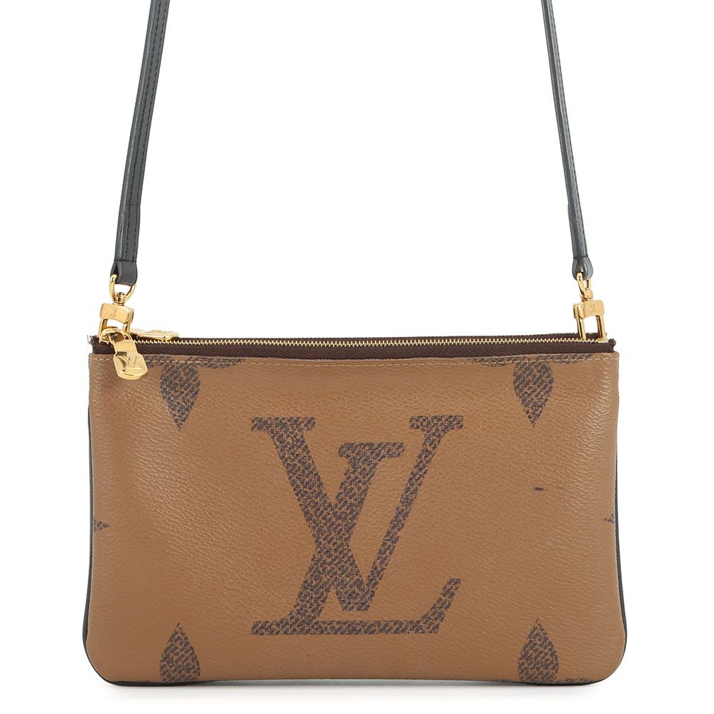 Louis Vuitton Shoulder Bag Monogram Giant Reverse Pochette Double Zip