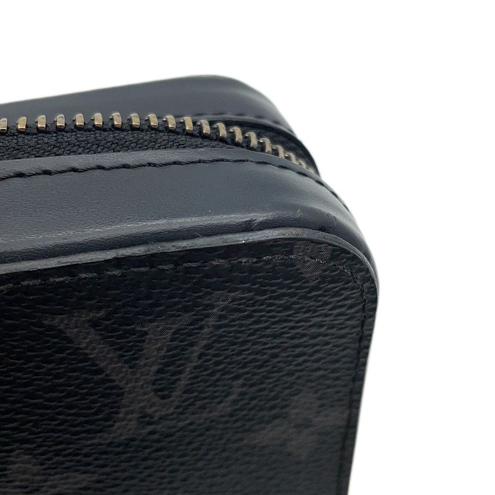Louis Vuitton Wallet Monogram Eclipse Zippy XL Black — view 6