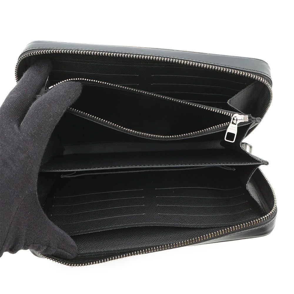 Louis Vuitton Wallet Monogram Eclipse Zippy XL Black — view 4