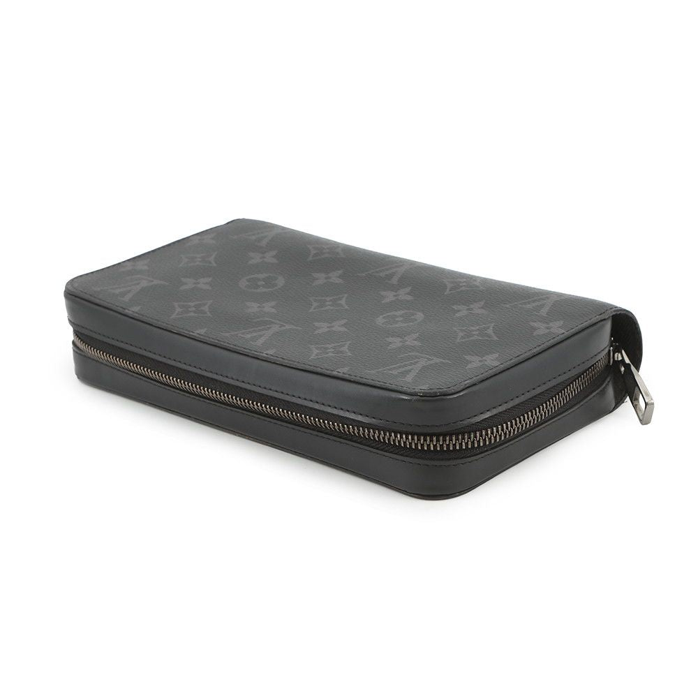 Louis Vuitton Wallet Monogram Eclipse Zippy XL Black — view 2