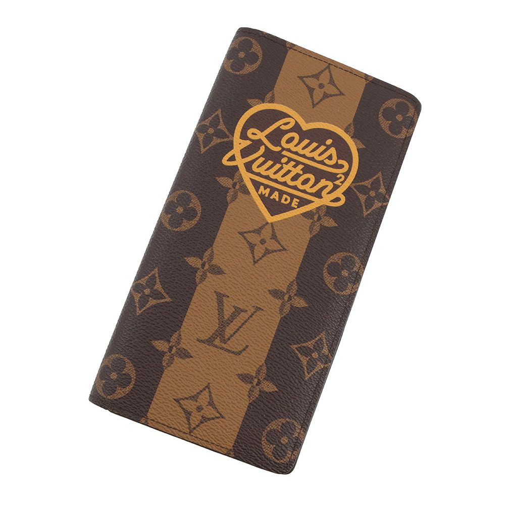 Louis Vuitton Wallet Monogram Stripe Portefeuille Brother Virgil Abloh Collabora