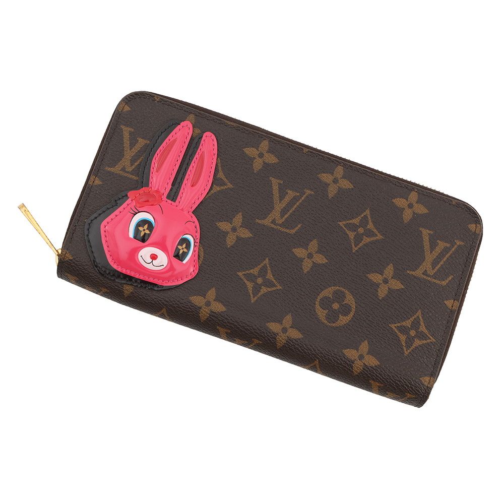 Louis Vuitton Wallet Monogram Patent Zippy Animog Lambskin Nicolas Ghesquier