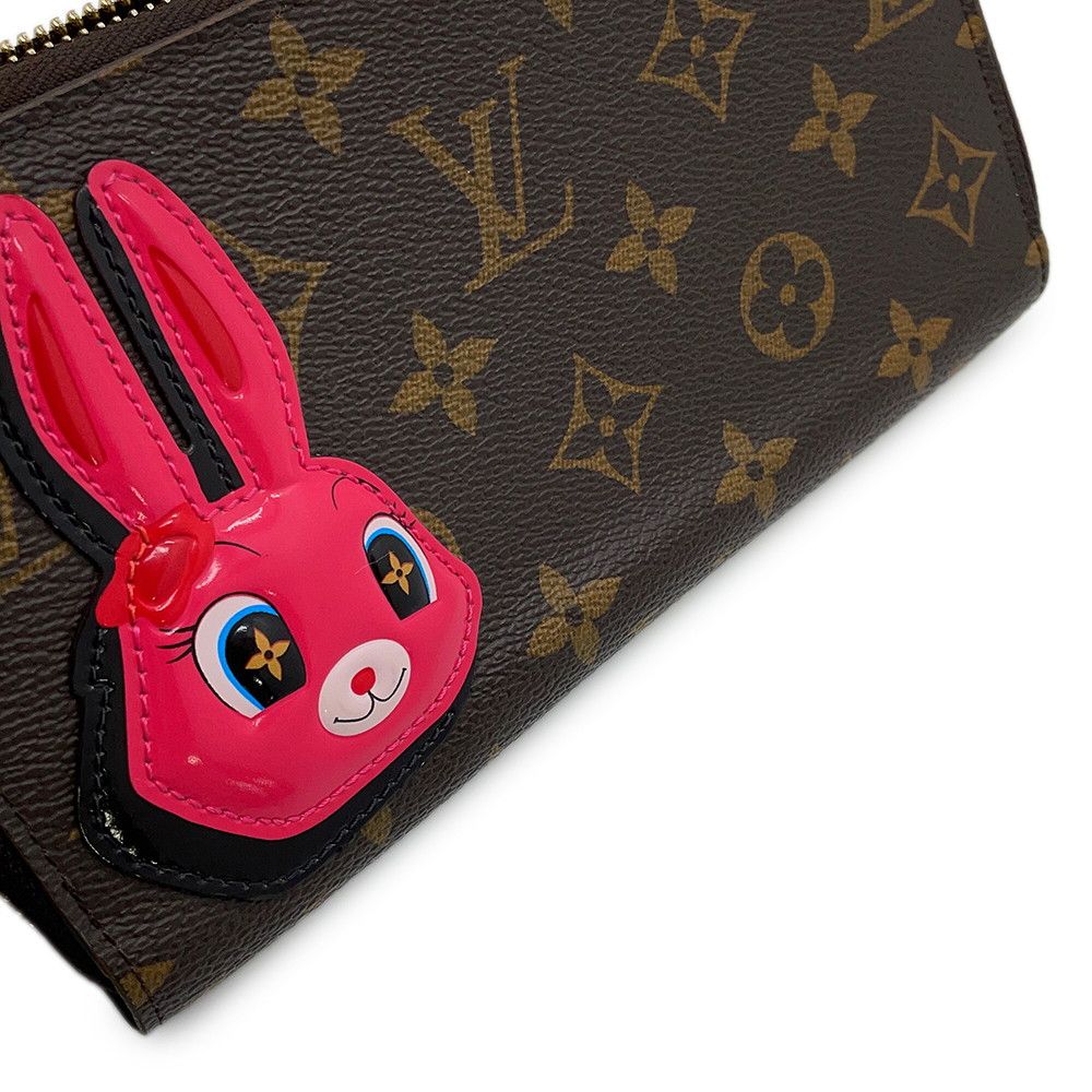Louis Vuitton Wallet Monogram Patent Zippy Animog Lambskin Nicolas Ghesquier — view 7