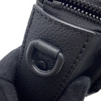 Louis Vuitton Shoulder Bag LV Aerolog Lambskin Pilot Wearable Wallet Black — view 9