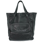 Bottega Veneta Intrecciato Tote Leather Black