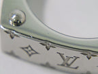 Louis Vuitton LV Ring Monogram Gold M Metal Silver — view 7